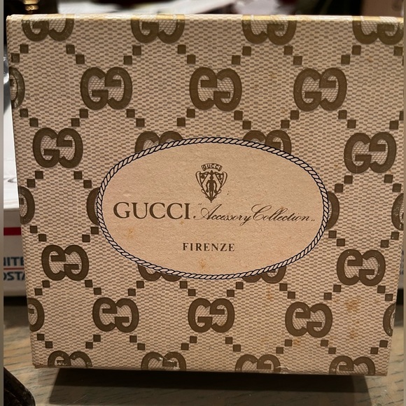 Rare Gucci Kiss Lock Coin Purse Shelly Line EUC Box Circa 1979-80 - Picture 13 of 16